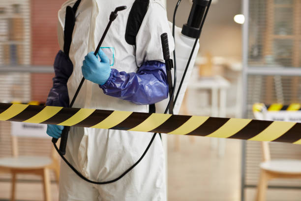 Professional Biohazard Cleanup technician working in Pennsville, NJ